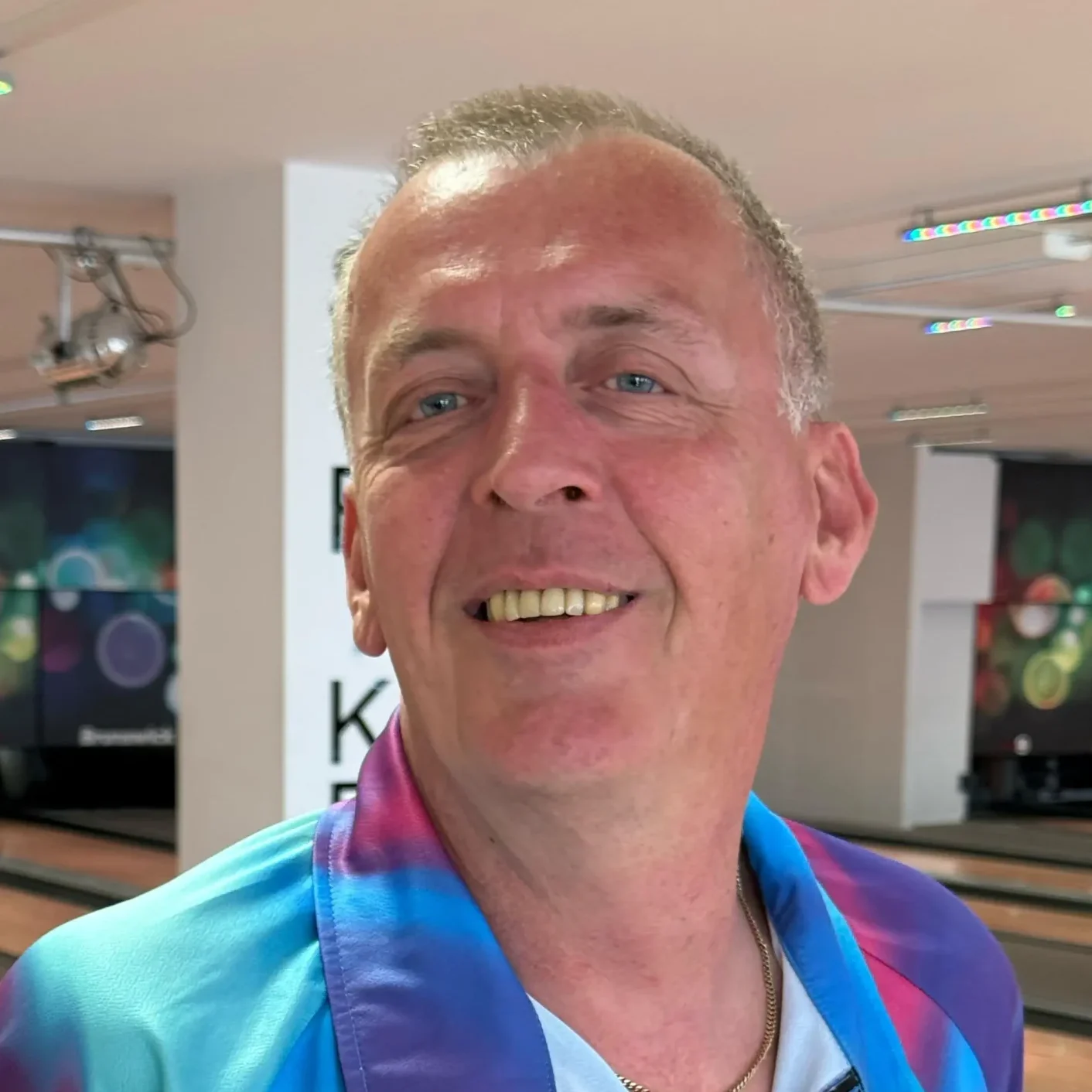 Potrait vom Bowlingspieler und Vereinsmitglied Hermann